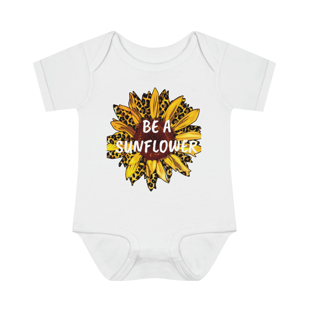 BE A SUNFLOWER-Infant Baby Rib Bodysuit