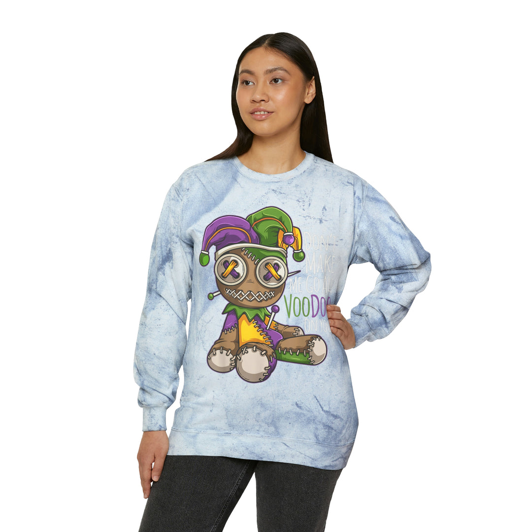 VOODOO-Unisex Color Blast Crewneck Sweatshirt