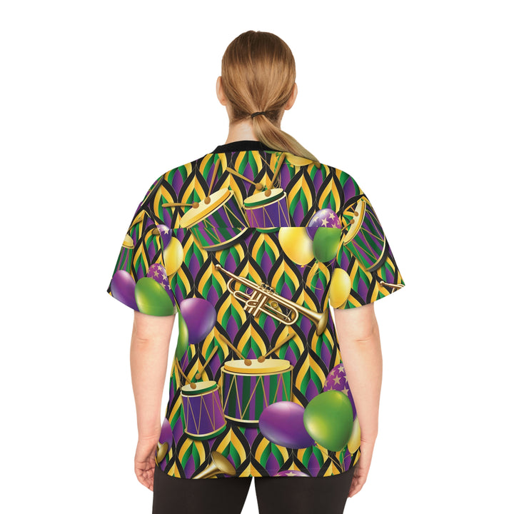 MARDI-GRAS-Unisex Football Jersey (AOP)