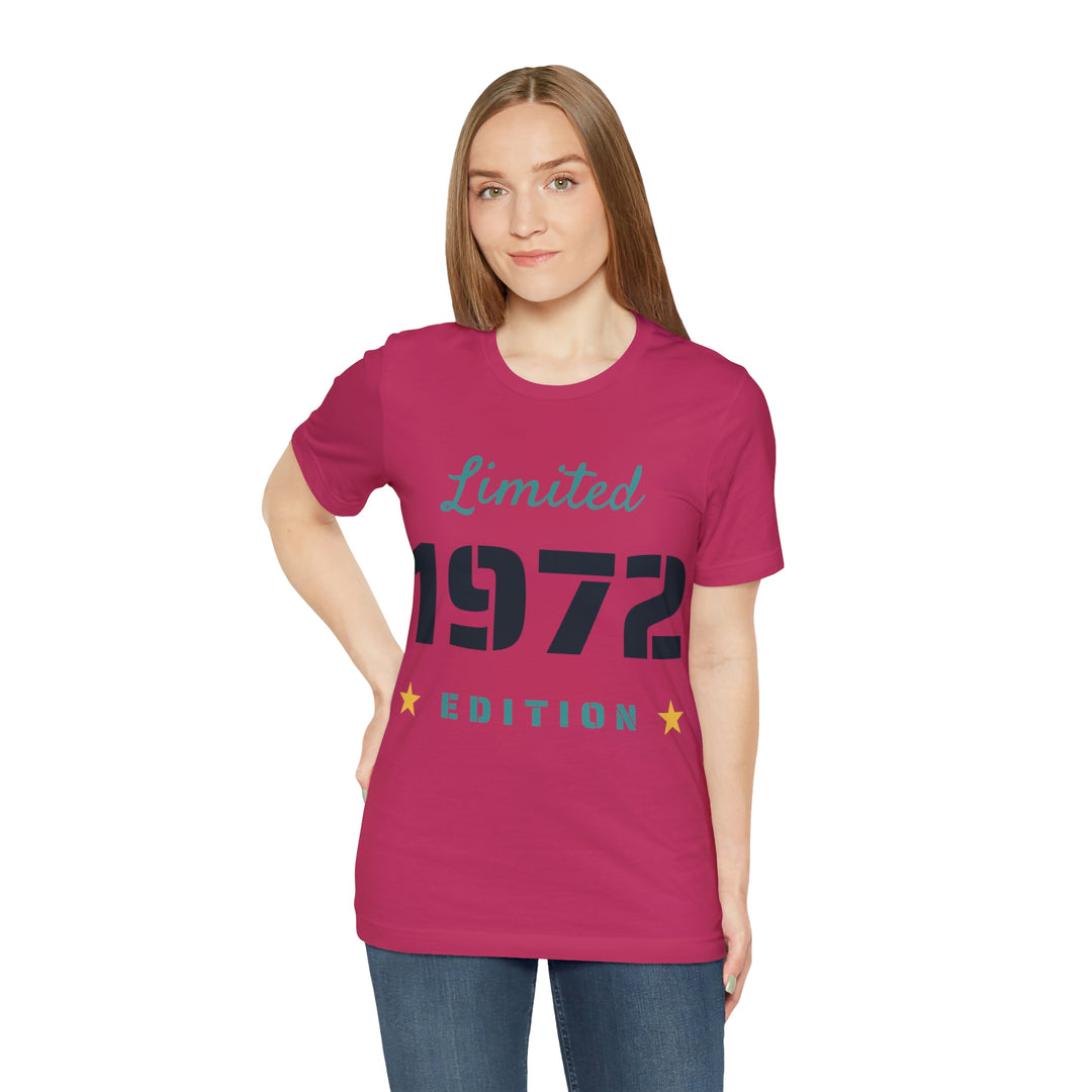 1972 limited edition Unisex Jersey Short Sleeve Tee