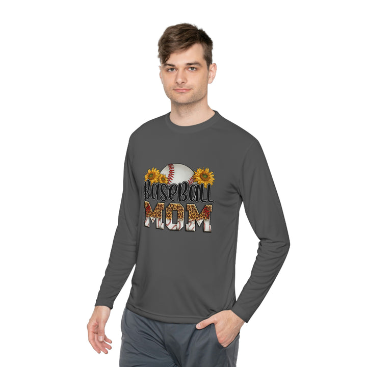 BASEBALL-MOM-Unisex Lightweight Long Sleeve Tee