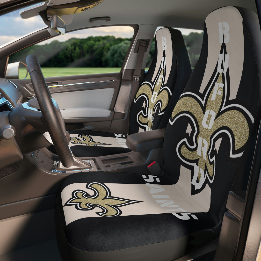 SAINTS-BUFORD-Polyester Car Seat Covers