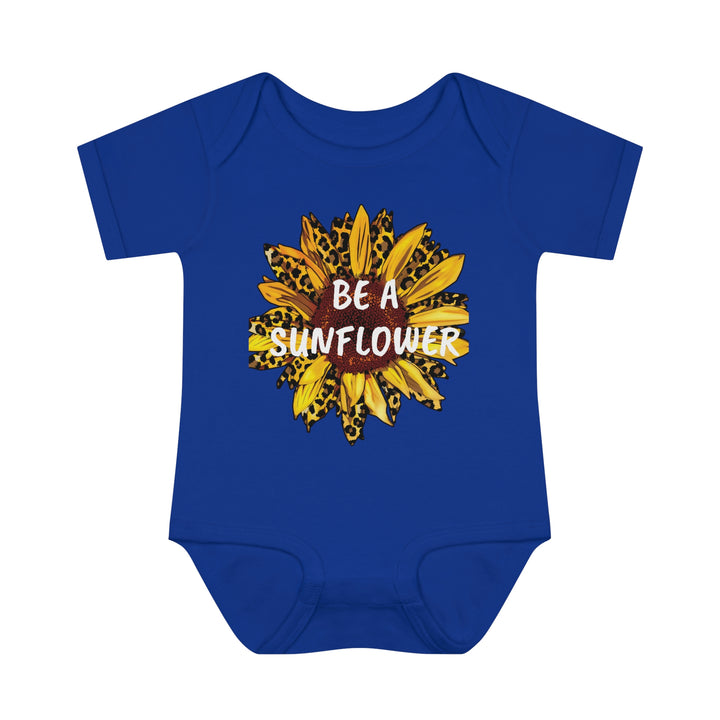 BE A SUNFLOWER-Infant Baby Rib Bodysuit