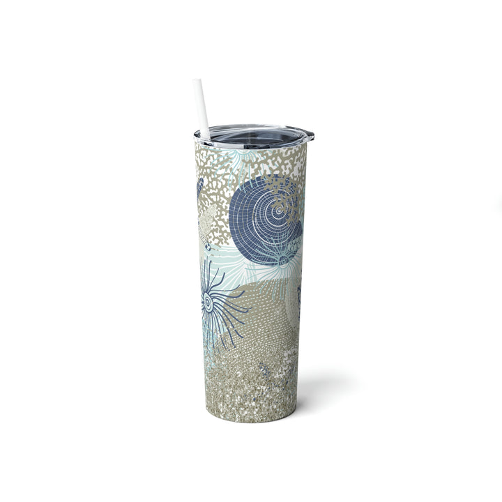 SEA-Skinny Steel Tumbler with Straw, 20oz
