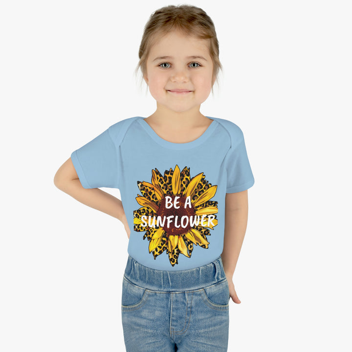 BE A SUNFLOWER-Infant Baby Rib Bodysuit