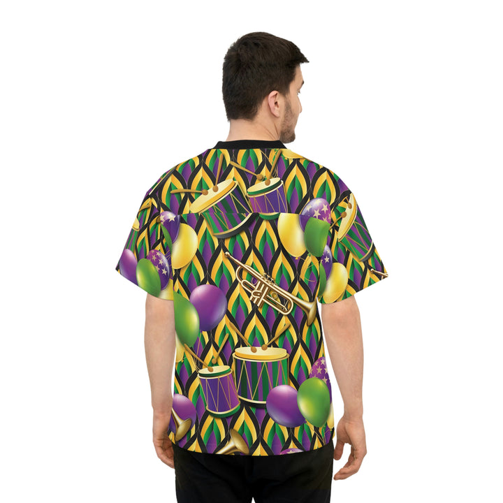 MARDI-GRAS-Unisex Football Jersey (AOP)
