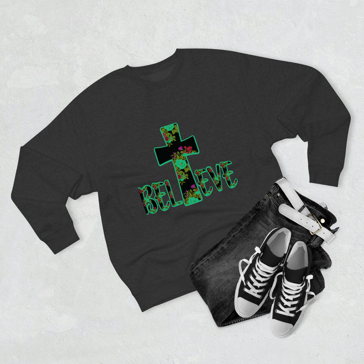 BELIEVE-Unisex Premium Crewneck Sweatshirt