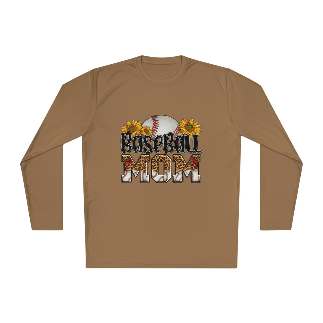 BASEBALL-MOM-Unisex Lightweight Long Sleeve Tee