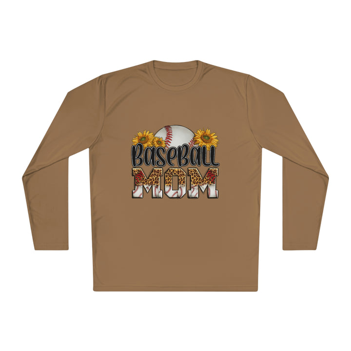 BASEBALL-MOM-Unisex Lightweight Long Sleeve Tee
