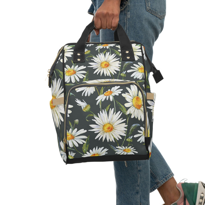sunflower-Multifunctional Diaper Backpack