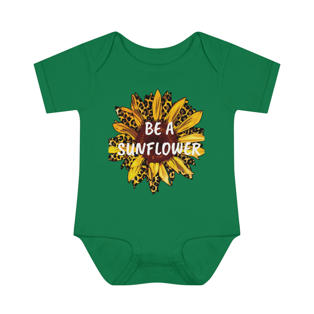 BE A SUNFLOWER-Infant Baby Rib Bodysuit