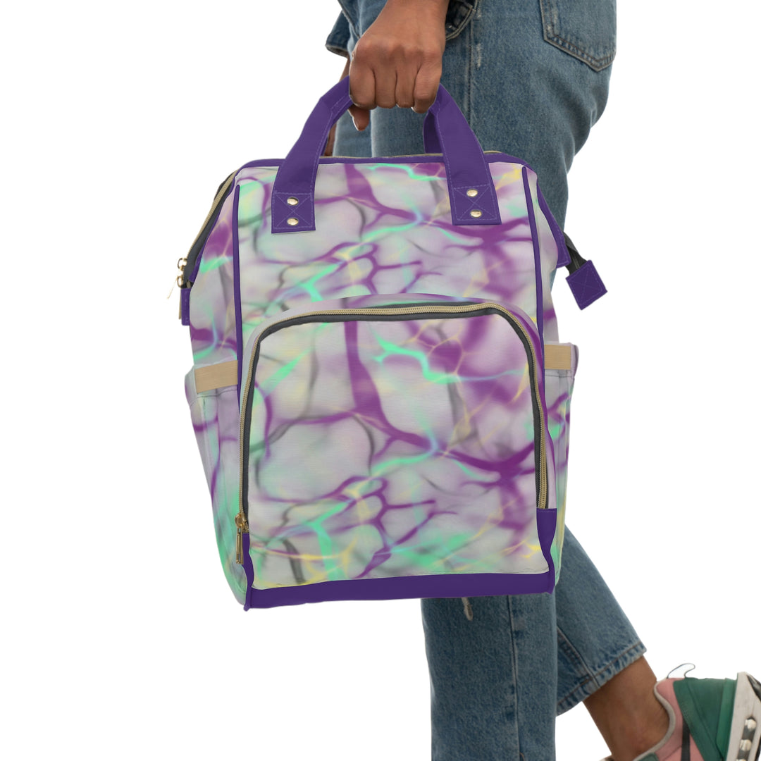 PURPLE HAZE-Multifunctional Diaper Backpack