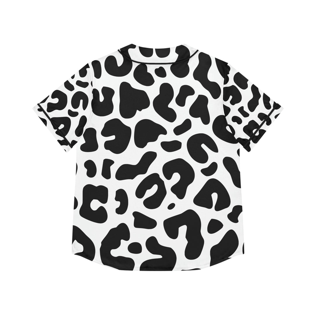 COW PRINT-Women's Baseball Jersey (AOP)