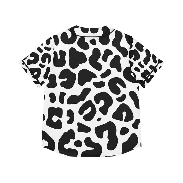 COW PRINT-Women's Baseball Jersey (AOP)
