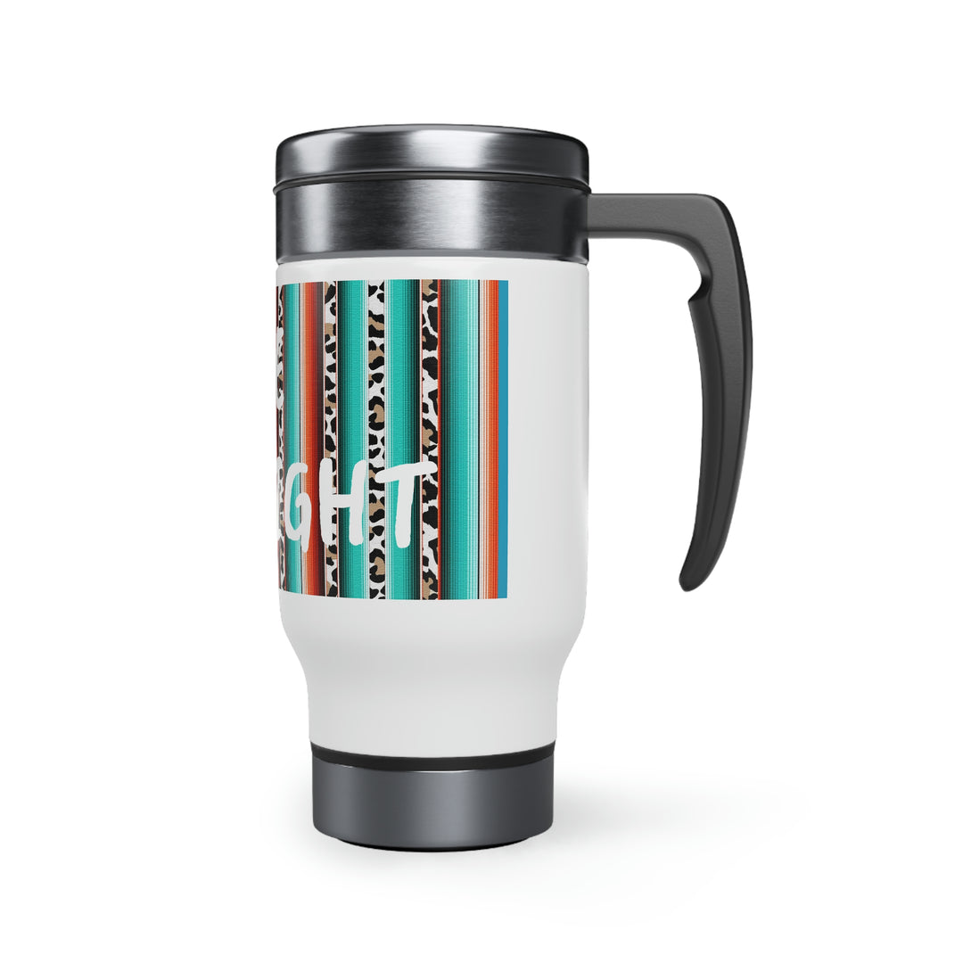 BE THE LIGHT-Stainless Steel Travel Mug with Handle, 14oz
