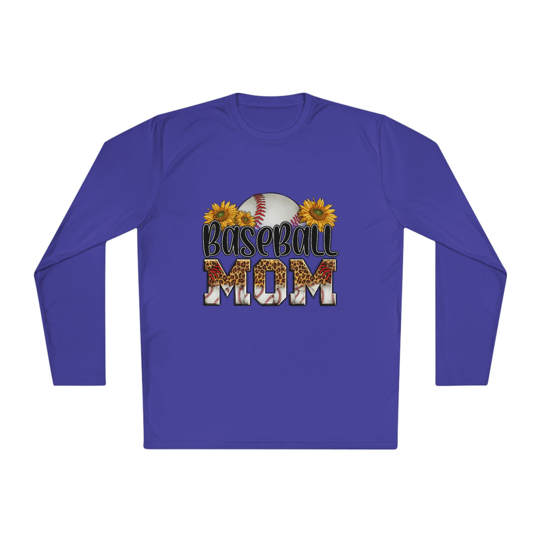 BASEBALL-MOM-Unisex Lightweight Long Sleeve Tee