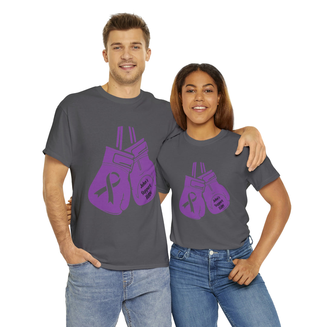John's Support team-Unisex Heavy Cotton Tee