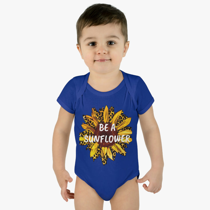BE A SUNFLOWER-Infant Baby Rib Bodysuit