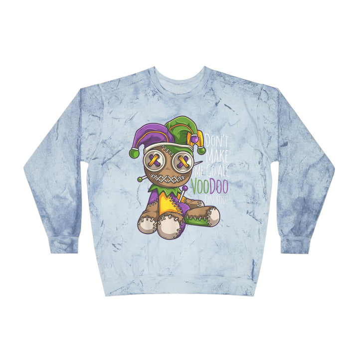 VOODOO-Unisex Color Blast Crewneck Sweatshirt