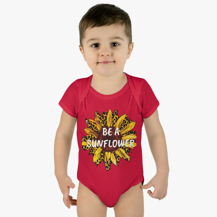 BE A SUNFLOWER-Infant Baby Rib Bodysuit