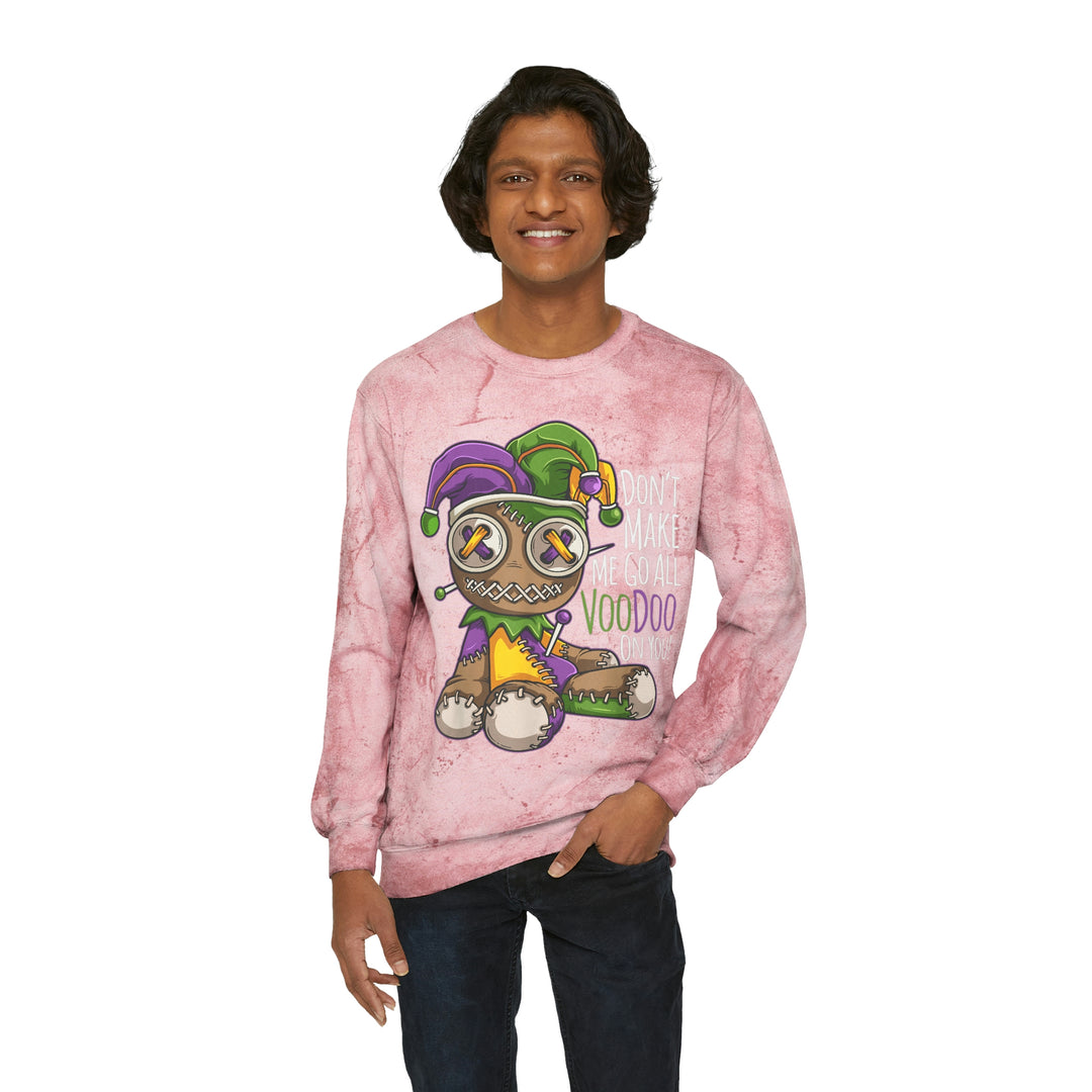 VOODOO-Unisex Color Blast Crewneck Sweatshirt