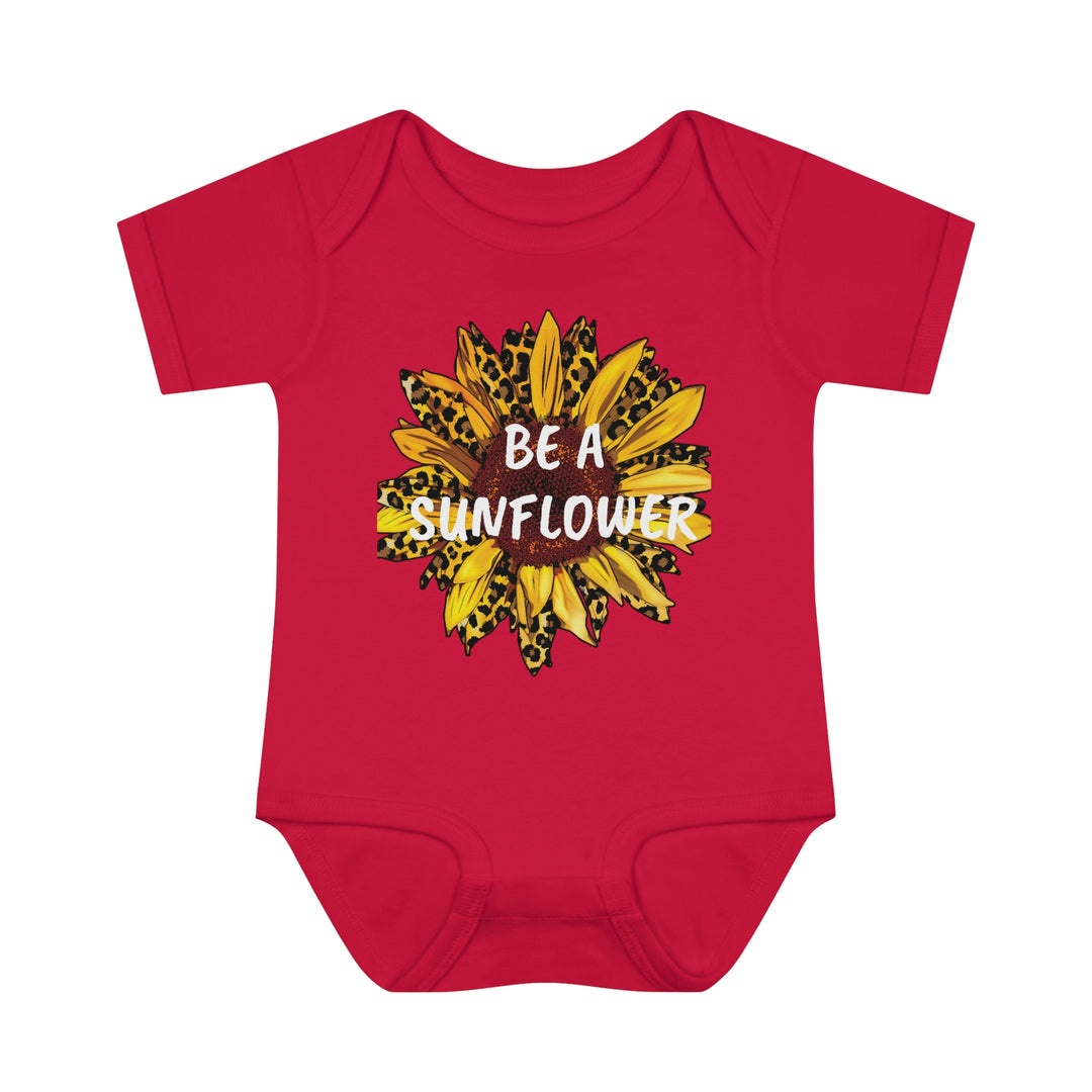 BE A SUNFLOWER-Infant Baby Rib Bodysuit