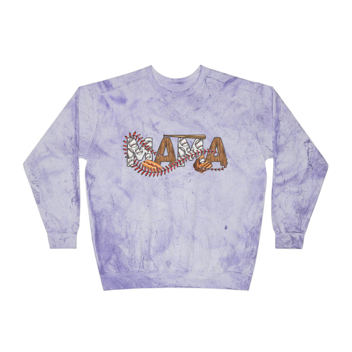 SOFTBALL MOM-Unisex Color Blast Crewneck Sweatshirt