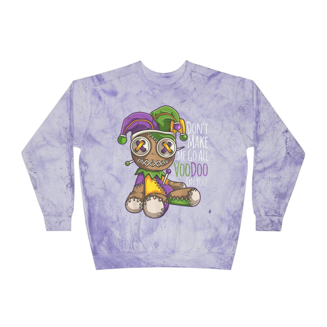 VOODOO-Unisex Color Blast Crewneck Sweatshirt