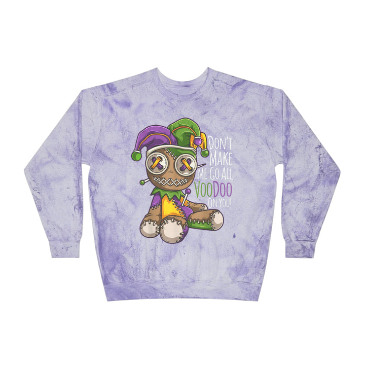 VOODOO-Unisex Color Blast Crewneck Sweatshirt