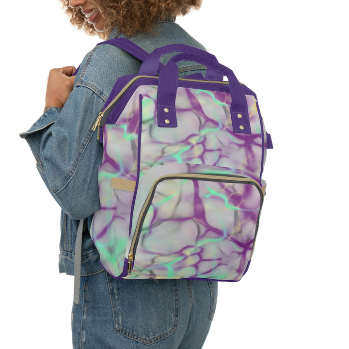 PURPLE HAZE-Multifunctional Diaper Backpack
