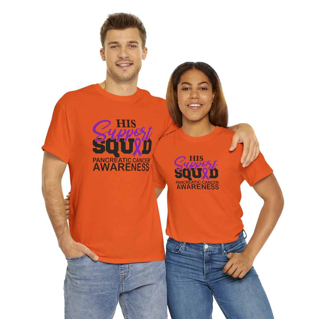 His Suppoprt Squad-Unisex Heavy Cotton Tee