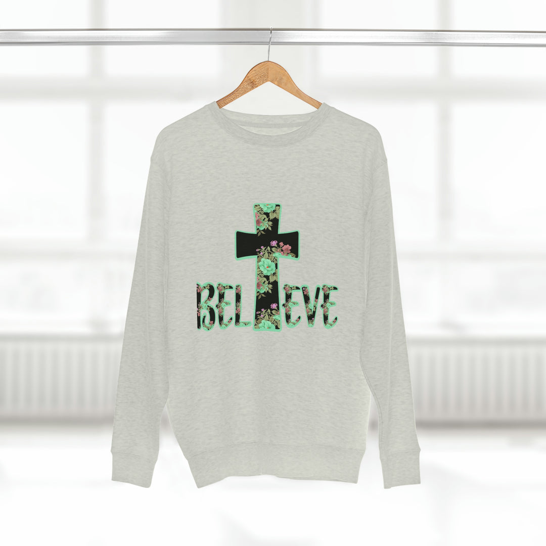 BELIEVE-Unisex Premium Crewneck Sweatshirt