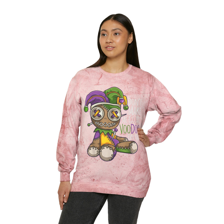 VOODOO-Unisex Color Blast Crewneck Sweatshirt