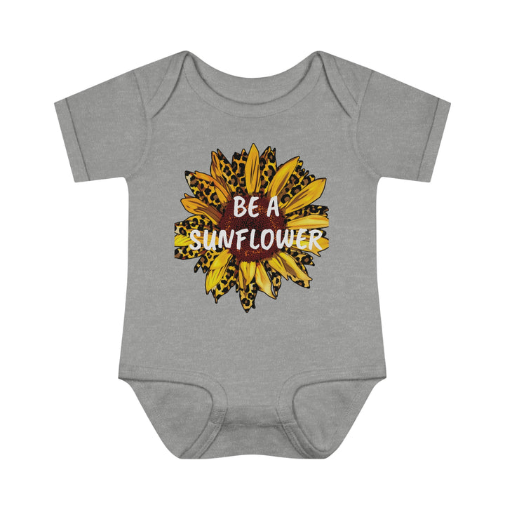 BE A SUNFLOWER-Infant Baby Rib Bodysuit