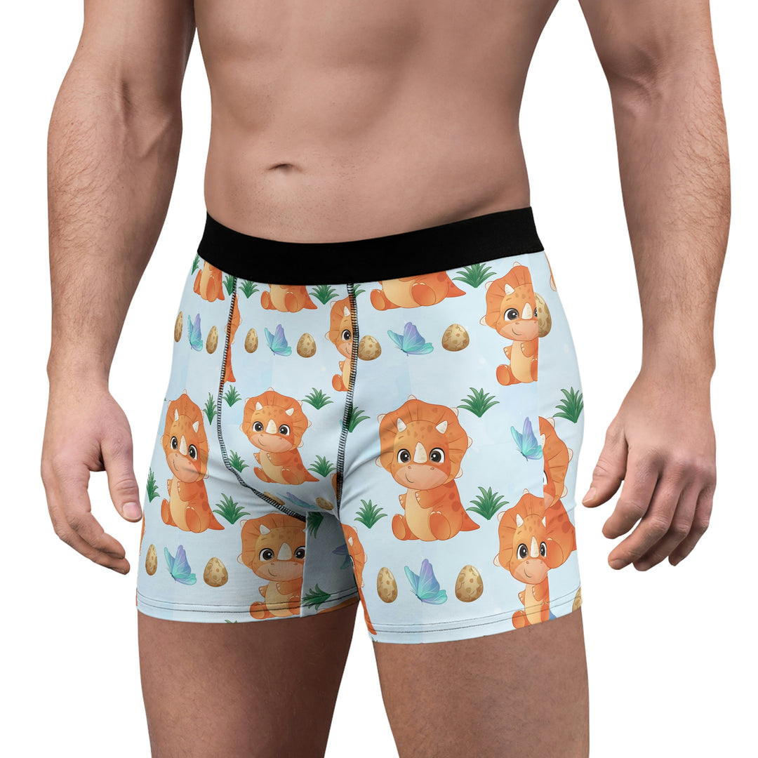 baby-dino-Men's Boxer Briefs