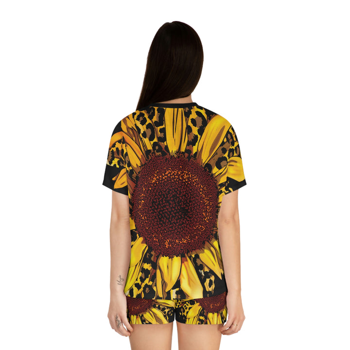 SUNFLOWER-Women's Short Pajama Set (AOP)