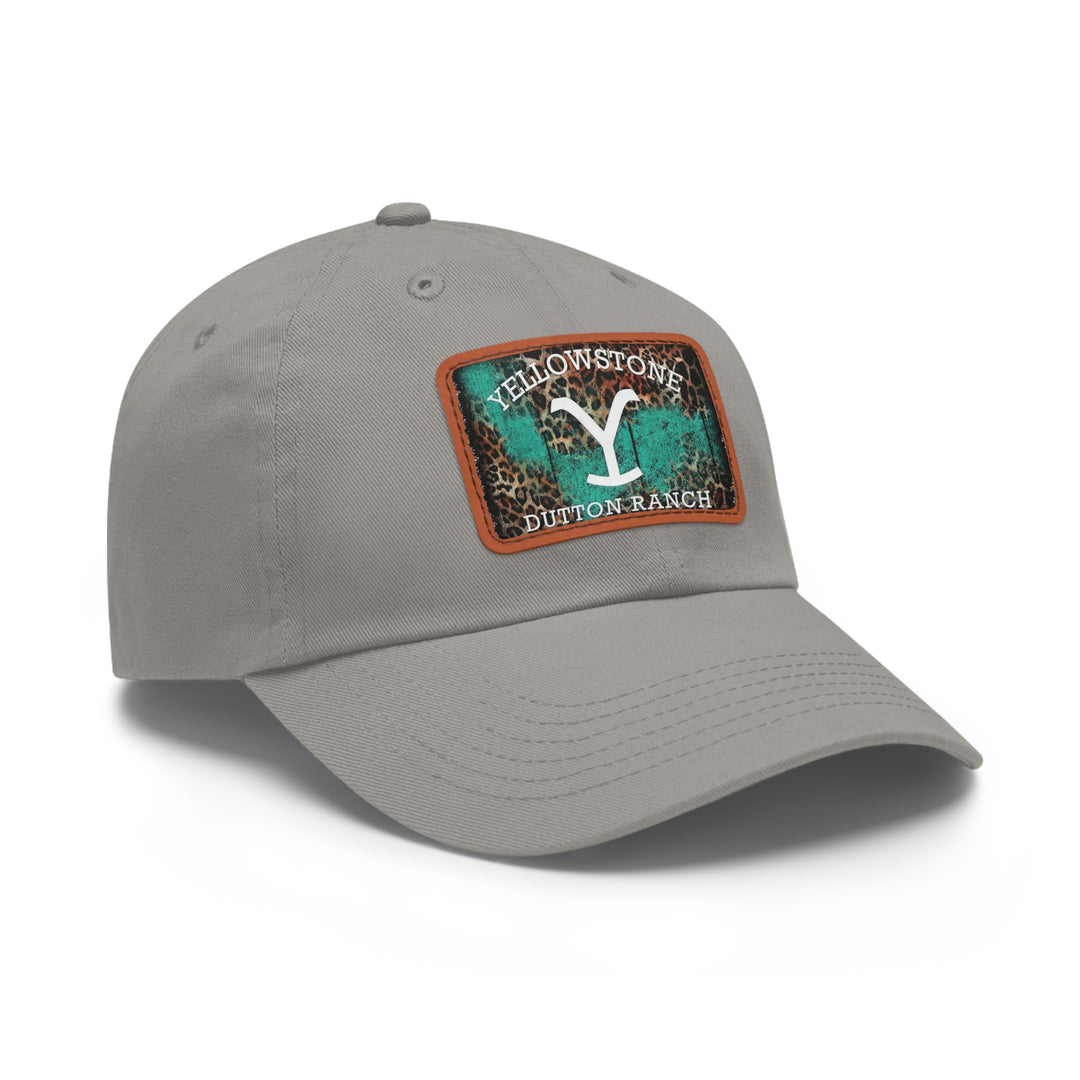 yellowstone-Dad Hat with Leather Patch