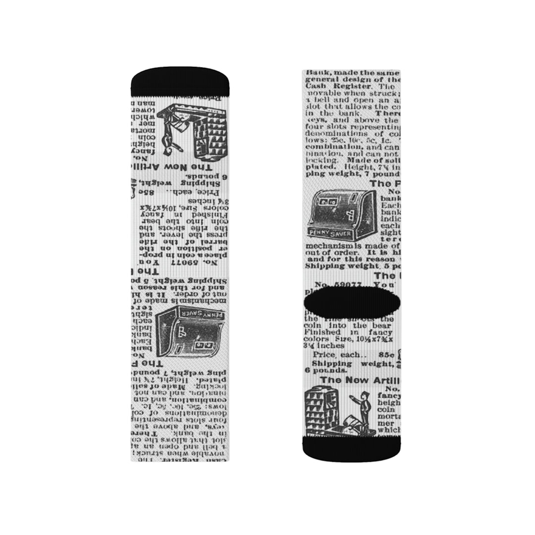 newpaper-Sublimation Socks