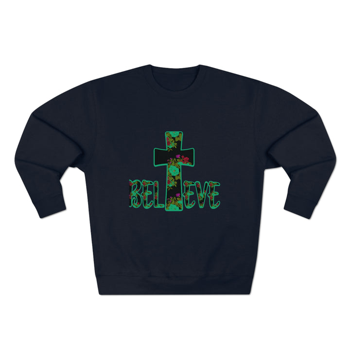 BELIEVE-Unisex Premium Crewneck Sweatshirt