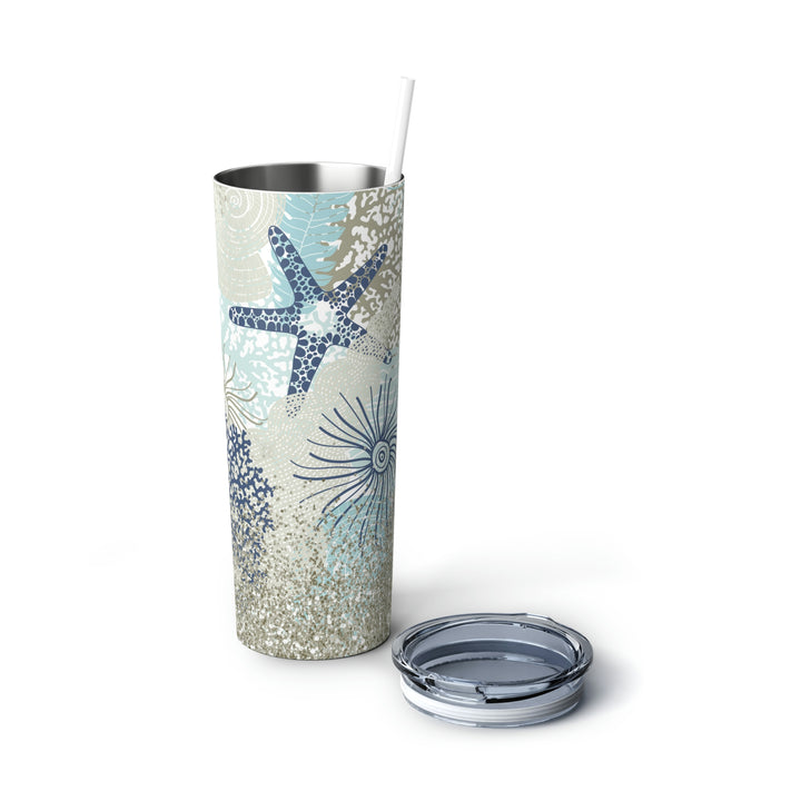 SEA-Skinny Steel Tumbler with Straw, 20oz