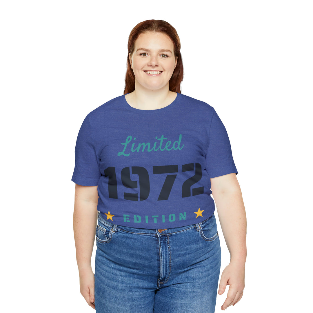 1972 limited edition Unisex Jersey Short Sleeve Tee