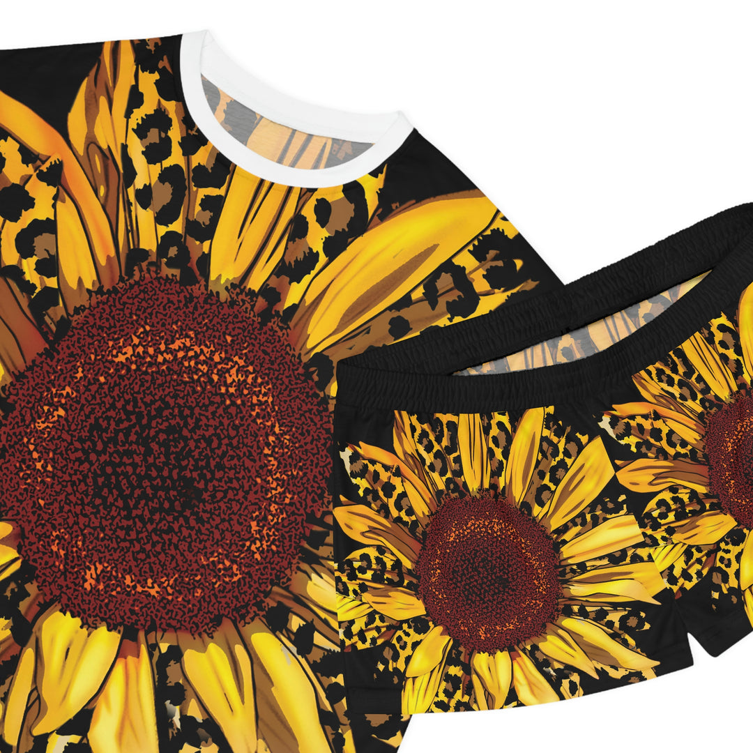 SUNFLOWER-Women's Short Pajama Set (AOP)