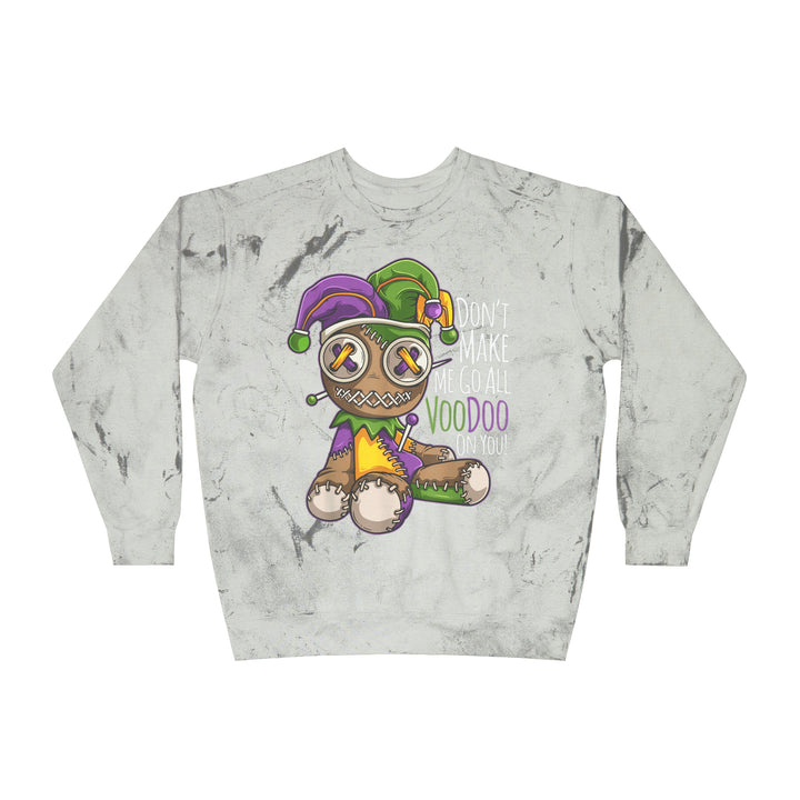 VOODOO-Unisex Color Blast Crewneck Sweatshirt