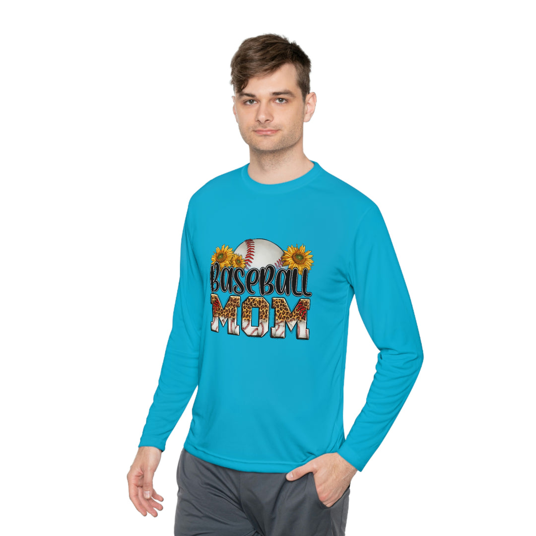 BASEBALL-MOM-Unisex Lightweight Long Sleeve Tee