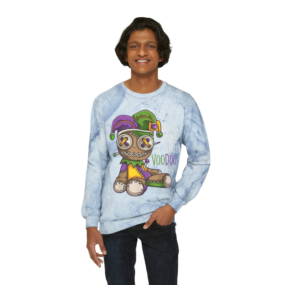 VOODOO-Unisex Color Blast Crewneck Sweatshirt