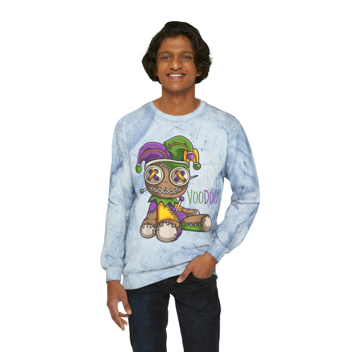VOODOO-Unisex Color Blast Crewneck Sweatshirt