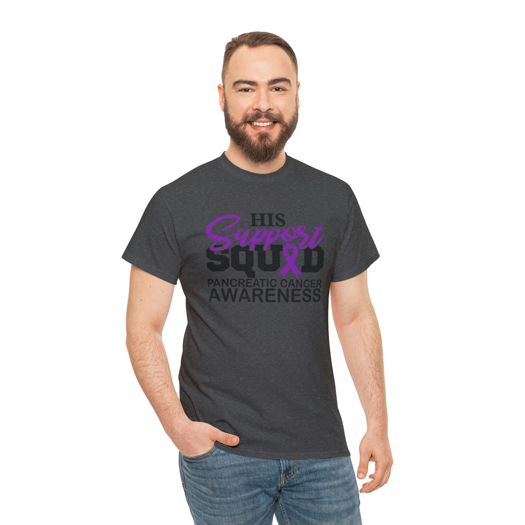 His Suppoprt Squad-Unisex Heavy Cotton Tee