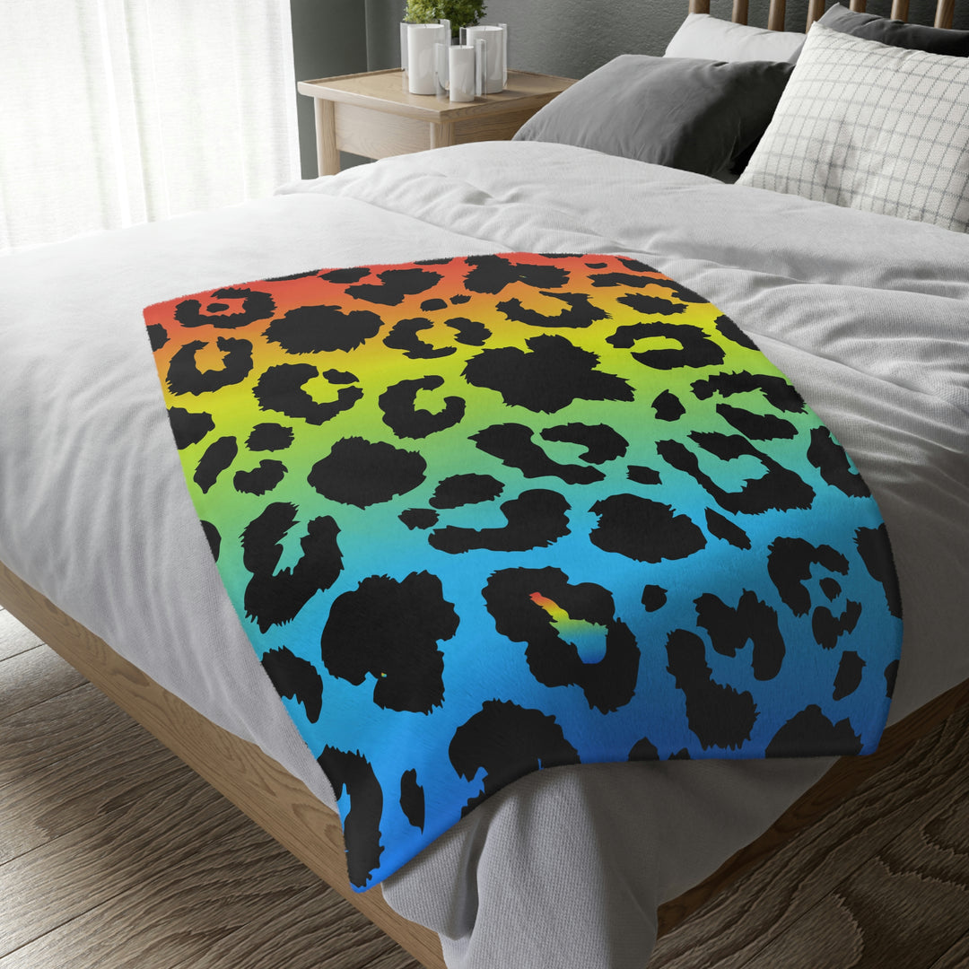TYE DYED-Velveteen Minky Blanket (Two-sided print)