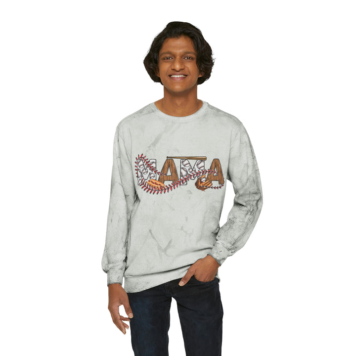 SOFTBALL MOM-Unisex Color Blast Crewneck Sweatshirt