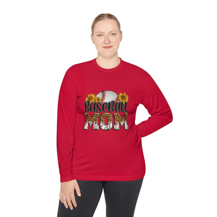 BASEBALL-MOM-Unisex Lightweight Long Sleeve Tee